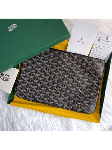 Senna MM clutch bag black - GOYARD - BALAAN 1