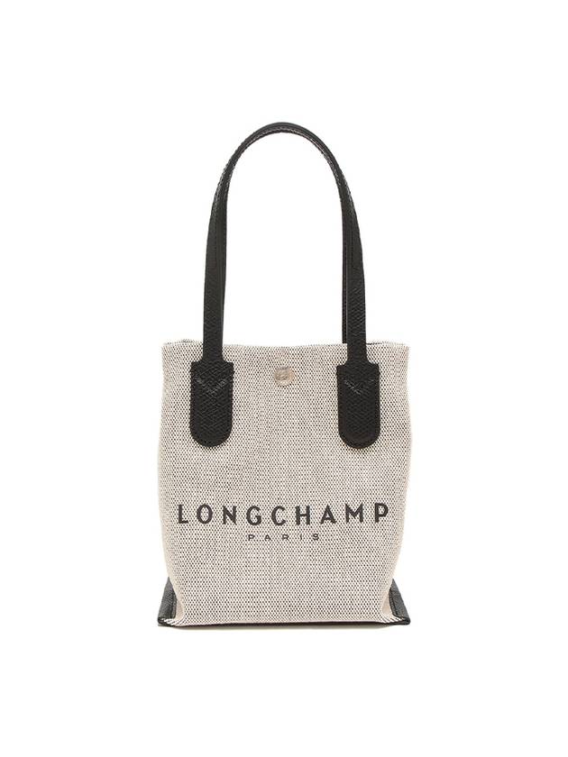 Logo Print Canvas Tote Bag White - LONGCHAMP - BALAAN 2