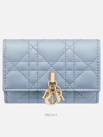 My Dior Glycine Wallet Two Tone Pale Blue Powder - DIOR - BALAAN 1