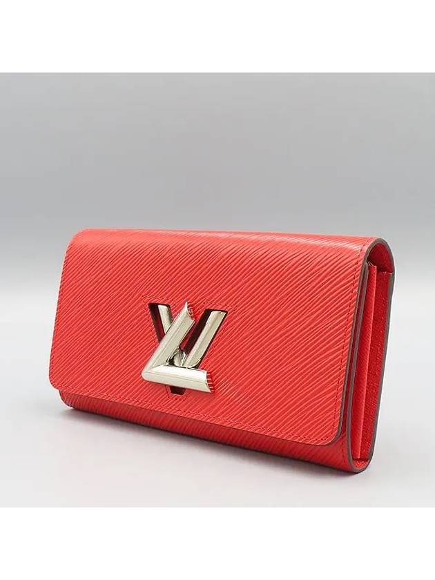 M61179 Red Epi silver twist long wallet - LOUIS VUITTON - BALAAN 2