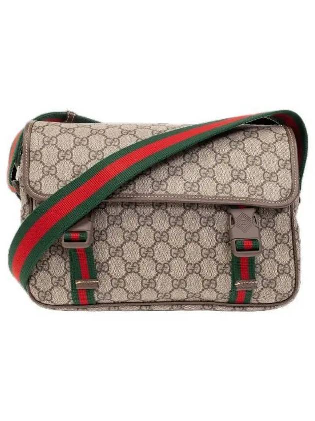 Ophidia GG Messenger Bag Beige Ebony - GUCCI - BALAAN 2