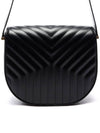 Joan Satchel Quilted Shoulder Bag Black - SAINT LAURENT - BALAAN 3