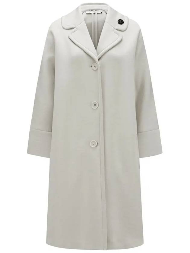 Women's Alvaro Viscose Jersey Single Coat Light Grey - MAX MARA - BALAAN 2