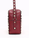 Rockstud Square Cross Bag Red - VALENTINO - BALAAN 5