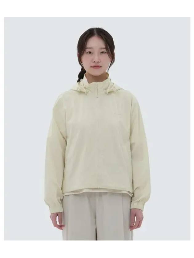 Root Women s Hooded Windbreaker Light Yellow S24MWWRB65 - SNOW PEAK - BALAAN 1