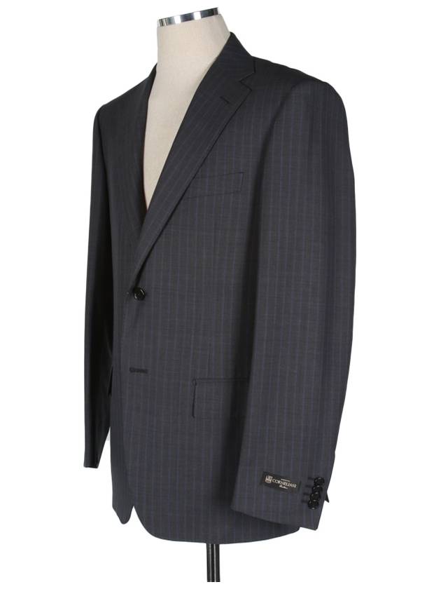 2107230 Striped virgin wool suit - CORNELIANI - BALAAN 3