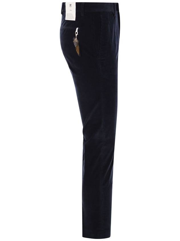 Velvet milleraies trousers - PT TORINO - BALAAN 3