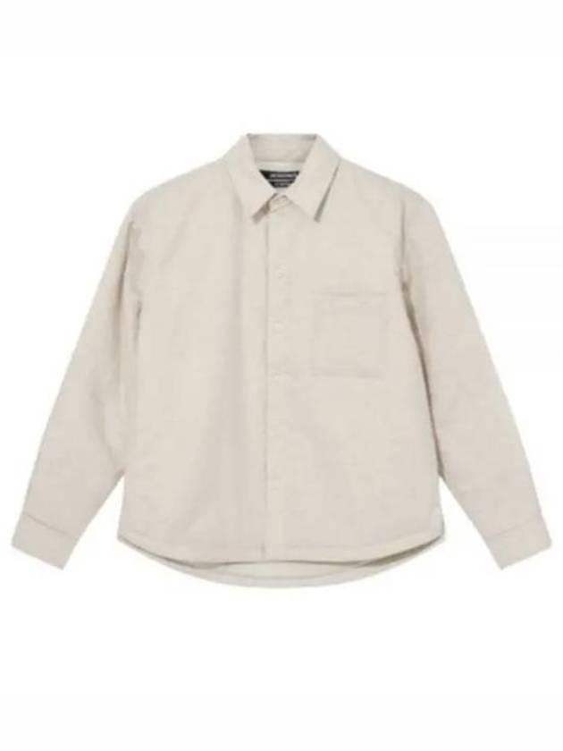 La Chemise Boulanger Puffed Overshirt Padded Light Beige - JACQUEMUS - BALAAN 2