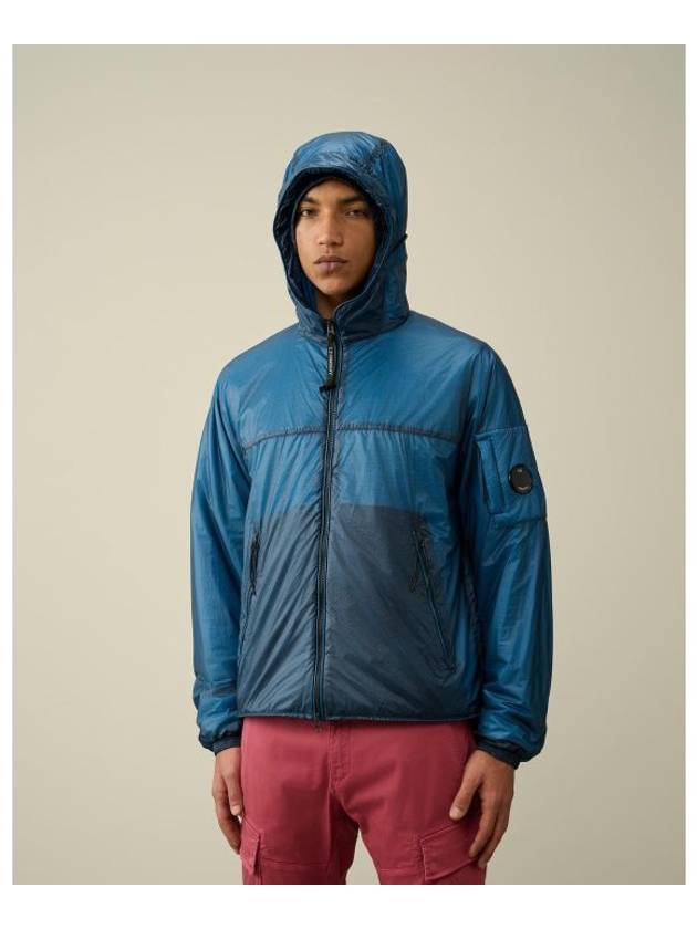 Nada Shell Hooded Jacket Blue - CP COMPANY - BALAAN 3