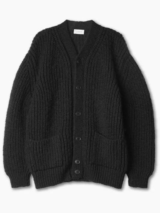 Chunky Cardigan Black - LEMAIRE - BALAAN 2