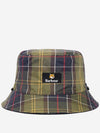 Cotton Reversible Bucket Hat Navy - BARBOUR - BALAAN 3