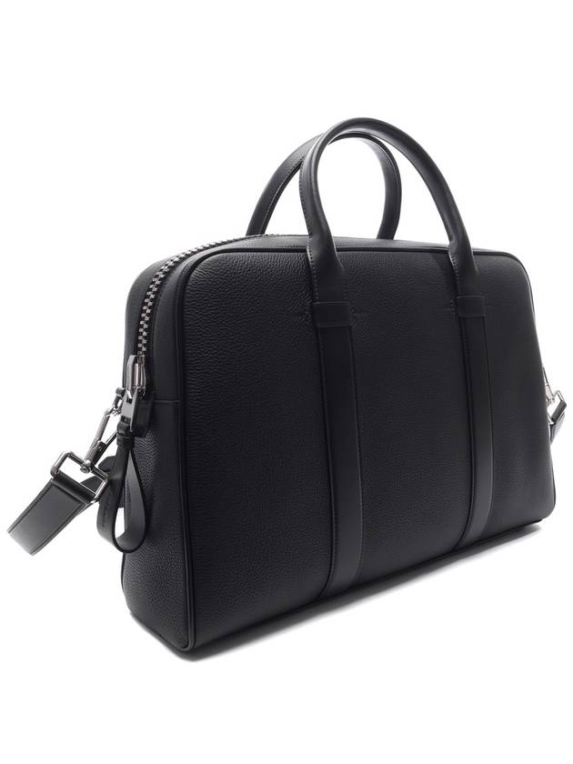 Pebble Texture Brief Case Black - TOM FORD - BALAAN 4