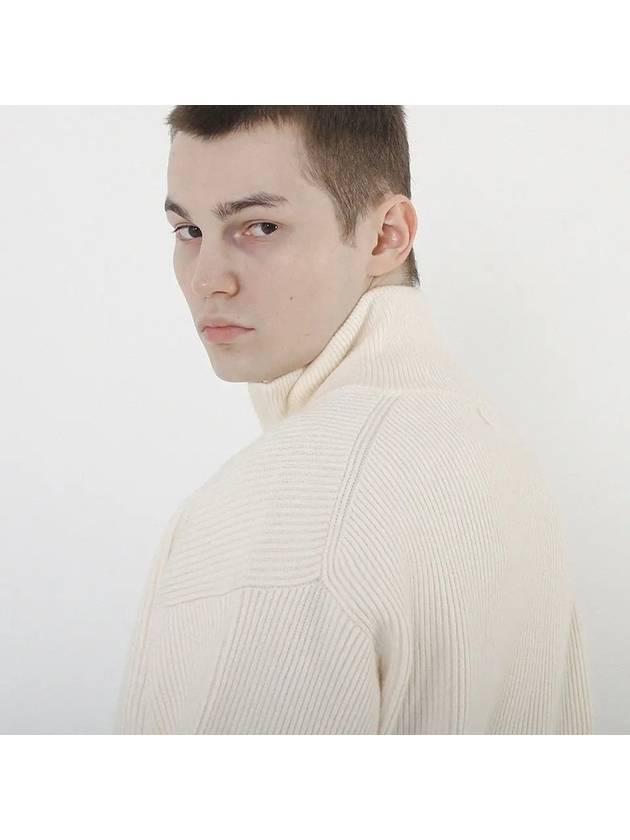 Modal Knit Zip up Cardigan Cream - CHANCE'S NOI - BALAAN 9