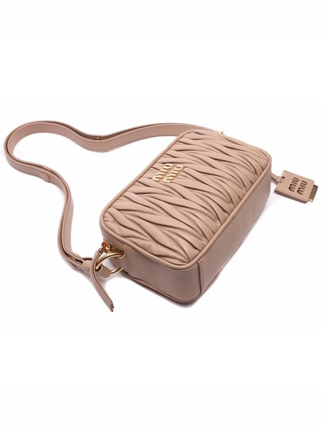 Materasse Nappa Leather Shoulder Bag Cameo - MIU MIU - BALAAN 6