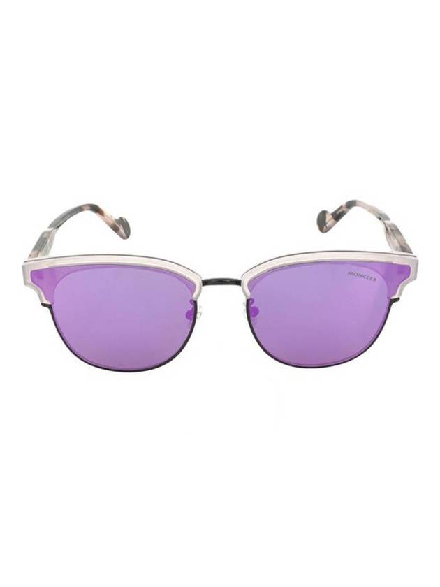 oval sunglasses purple - MONCLER - BALAAN 1