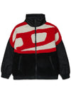 Kids Maxi Fleece Jacket J01954 0QFAH K900 - DIESEL - BALAAN 1