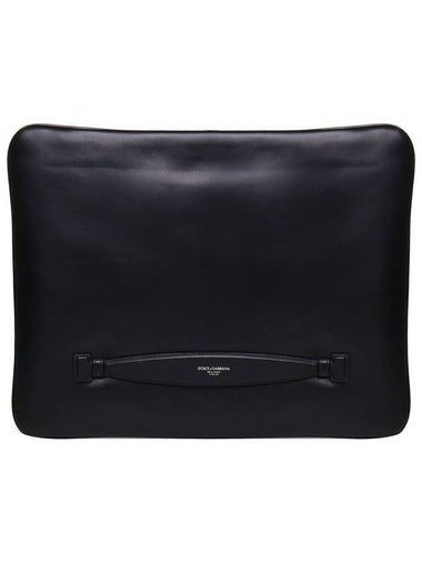 Dolce & Gabbana Black Leather Pouches - DOLCE&GABBANA - BALAAN 1