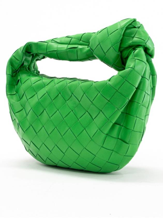 Jodie Intrecciato Small Tote Bag Green - BOTTEGA VENETA - BALAAN 4