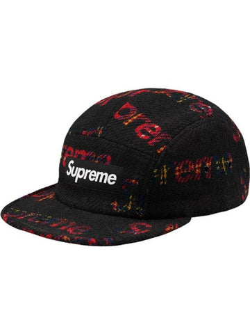 18FW Harris Tweed Camp Cap Red Plaid - SUPREME - BALAAN 1