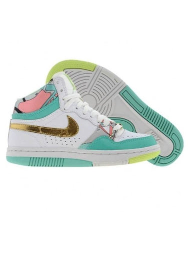 01316117173Court Force HighWhite Mint Gold - NIKE - BALAAN 1