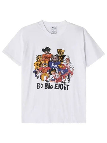 Big Eight Short Sleeve T-Shirt White - WILD DONKEY - BALAAN 1