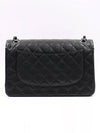 Classic Grained Calfskin Large Shoulder Bag Black - CHANEL - BALAAN 6