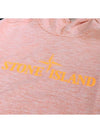 Embroidered Logo Hoodie Orange - STONE ISLAND - BALAAN 5