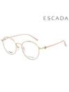 Glasses Frame VES B35F 0300 Round Titanium Men Women - ESCADA - BALAAN 1