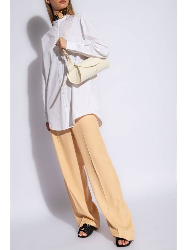 JIL SANDER Wide Leg Trousers, Women's, Beige - JIL SANDER - BALAAN 2