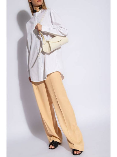 JIL SANDER Wide Leg Trousers, Women's, Beige - JIL SANDER - BALAAN 2