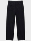 Pre order delivery November 21st curved drill pants black - NOIRER - BALAAN 4