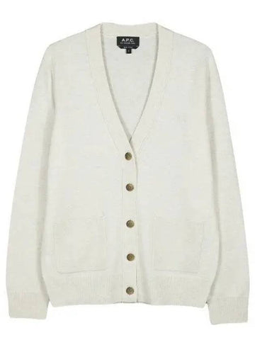 Apese Women s Louisa Wool Cardigan Ecru WVBB 271843 1061851 - A.P.C. - BALAAN 1