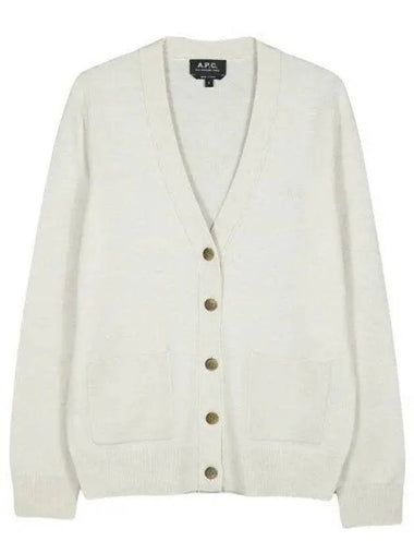 Apese Women s Louisa Wool Cardigan Ecru WVBB 271843 1061851 - A.P.C. - BALAAN 1