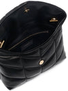 Toy Puffer Quilting Lambskin Shoulder Bag Black - SAINT LAURENT - BALAAN 5