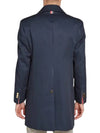 Men's Mackintosh Bal Collar Classic Single Coat Navy - THOM BROWNE - BALAAN 4