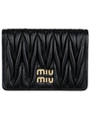 Matelasse card wallet 5MC103 AFPP F0002 - MIU MIU - BALAAN 1