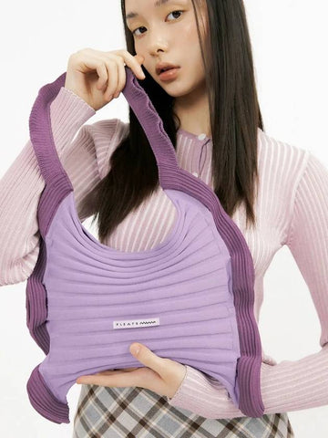 ruffle shoulder bag grape - PLEATSMAMA - BALAAN 1