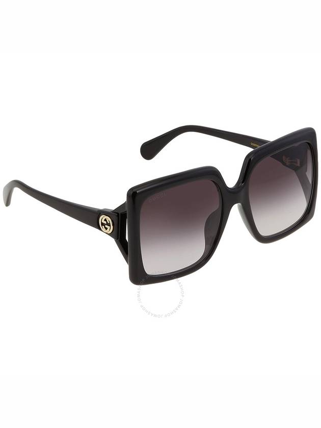 Gucci Grey Gradient Square Ladies Sunglasses GG0876SA 001 59 - GUCCI - BALAAN 3