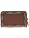 Jet Set Monogram Pattern Card Wallet Beige Ebony - MICHAEL KORS - BALAAN 4