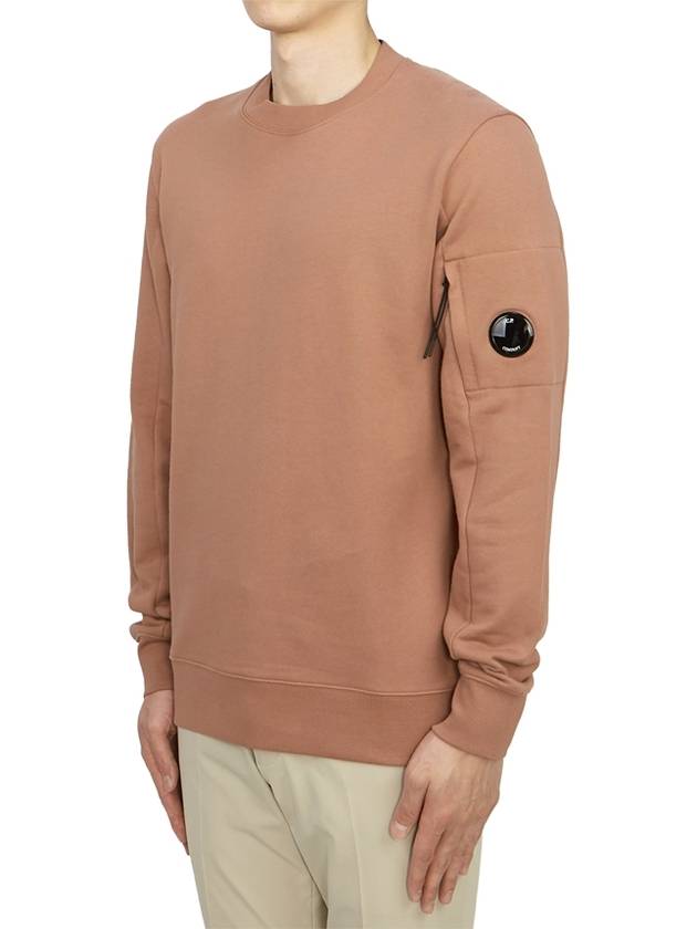 Diagonal Raised Fleece Sweatshirt Pink - CP COMPANY - BALAAN 3