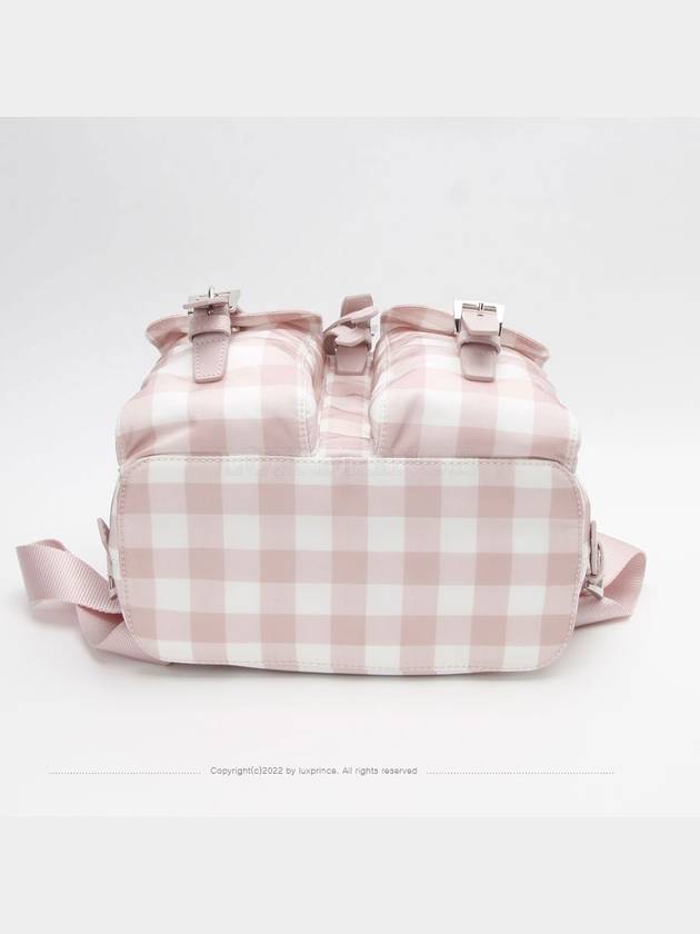 Re nylon check backpack pink 1BZ677 1240hva - PRADA - BALAAN 5