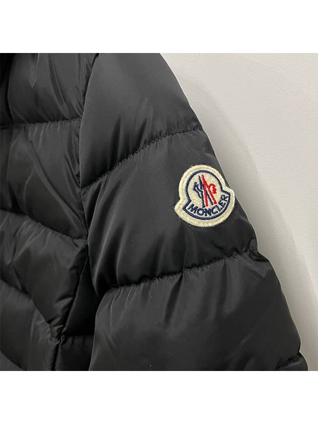 Women s FLAMMETTE Logo Patch Long Down Padded Jacket Black 1C50900 54155 999 - MONCLER - BALAAN 6