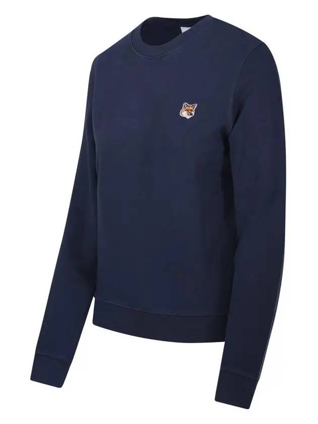 Fox Head Patch Regular Sweatshirt Ink Blue - MAISON KITSUNE - BALAAN 4