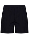 Men's Side Logo Swim Shorts Navy - MONCLER - BALAAN.