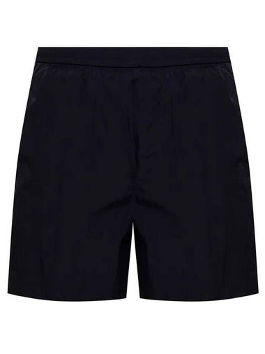 Men's Side Logo Swim Shorts Navy - MONCLER - BALAAN 1