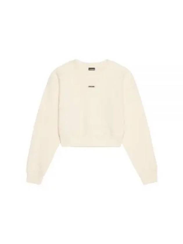 Le Grosgrain Logo Pullover Cotton Knit Top Beige - JACQUEMUS - BALAAN 2