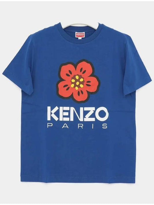 2TS039 4SO 74 Balk Flower Short Sleeve T Shirt - KENZO - BALAAN 1