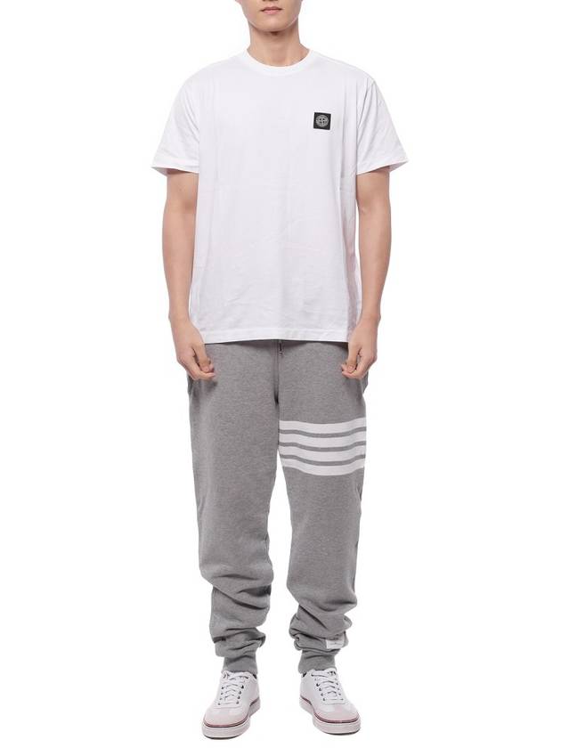 Men's Classic Loopback Engineered 4-Bar Sweatpants Light Grey - THOM BROWNE - BALAAN 4