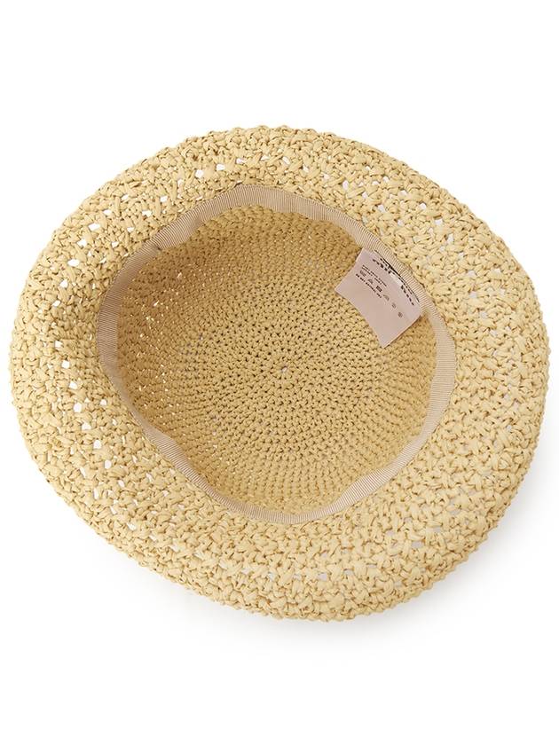 Woven Fabric Bucket Hat Beige - MIU MIU - BALAAN 5