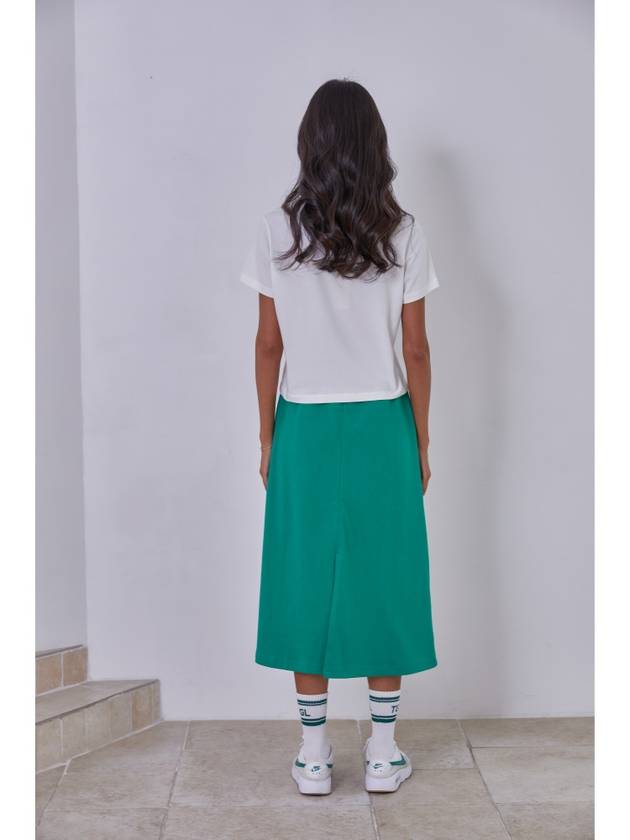 Recycled Maxi Skirt Green - THE GREEN LAB - BALAAN 11